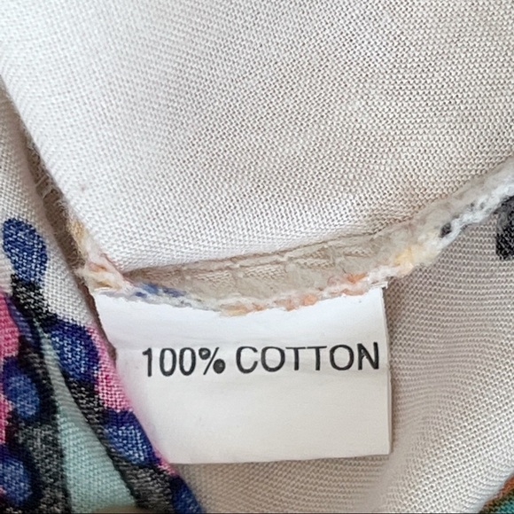 Catpapa Dress or Top Geometric Floral Print Size 130 - Picture 5 of 5